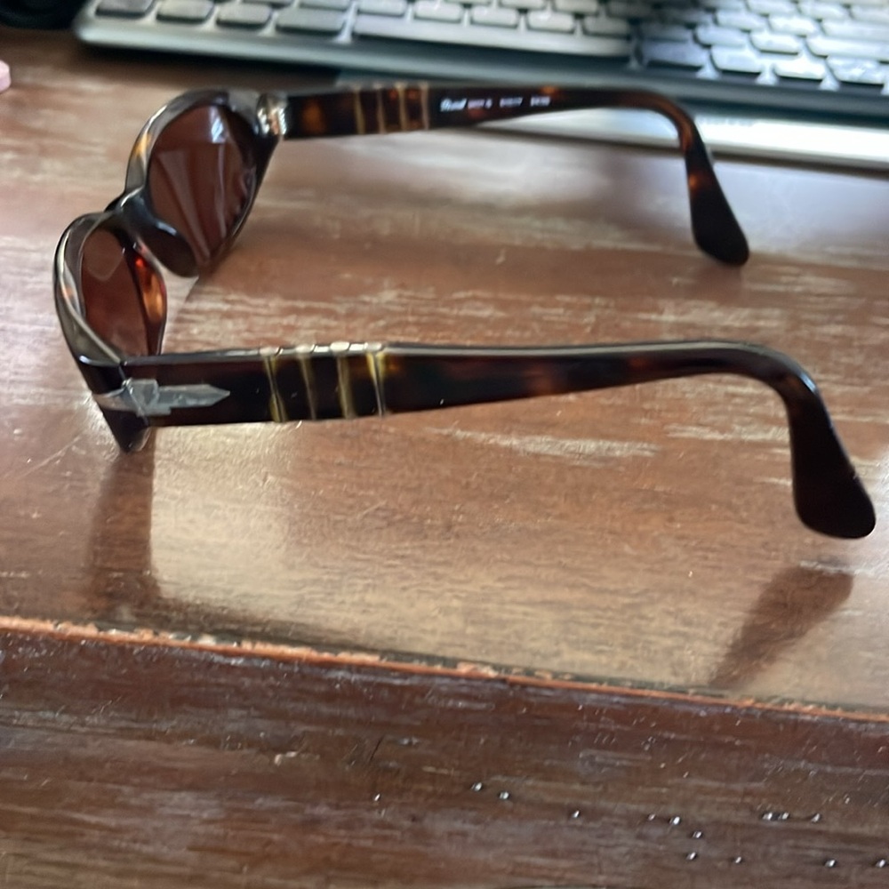 Persol 3607-s 24/33 51/27-135 brown tortoise sunglasses w/ case. For frames only - Picture 14 of 16